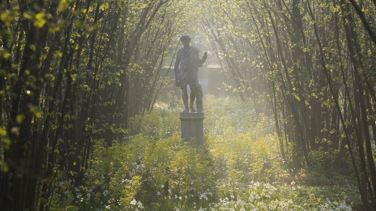 The Nuttery at Sissinghurst in Spring